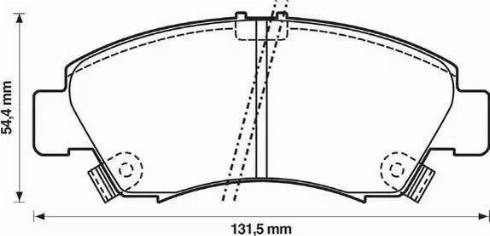 Stop 572324S - Kit de plaquettes de frein, frein à disque cwaw.fr