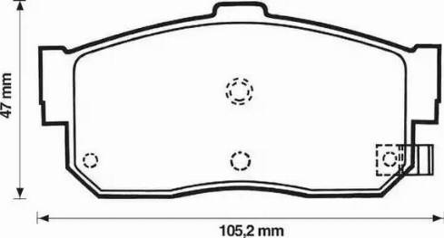 Stop 572376S - Kit de plaquettes de frein, frein à disque cwaw.fr