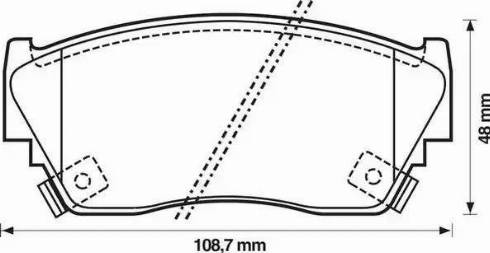 Stop 572210S - Kit de plaquettes de frein, frein à disque cwaw.fr