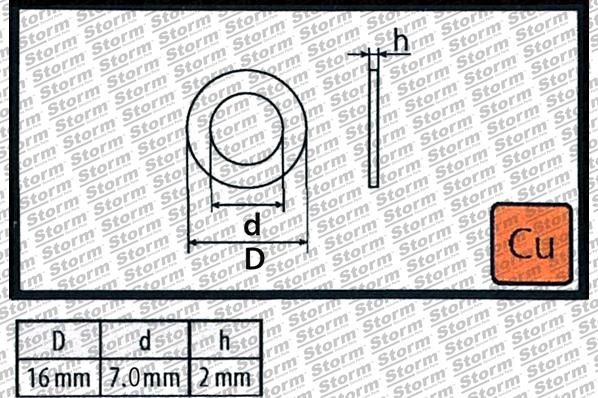 Storm 46000000616 - Kit de joints, injecteur cwaw.fr