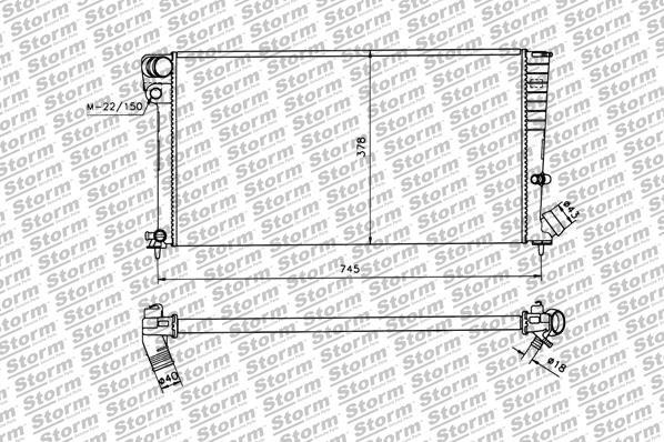 Storm 29003 - Radiateur, refroidissement du moteur cwaw.fr