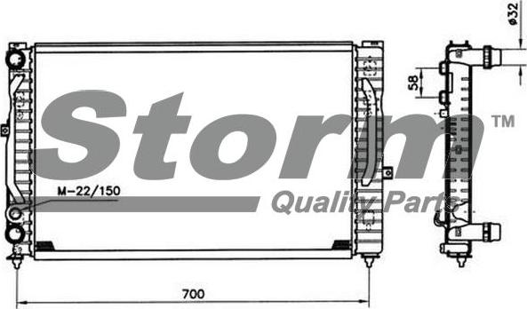 Storm 78091 - Poulie, vilebrequin cwaw.fr