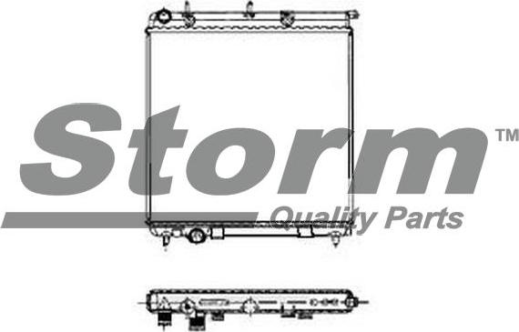 Storm F0213CI - Entretoise / tige, stabilisateur cwaw.fr