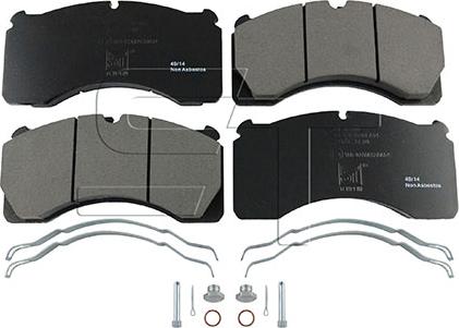 ST-Templin 03.120.8700.401 - Kit de plaquettes de frein, frein à disque cwaw.fr