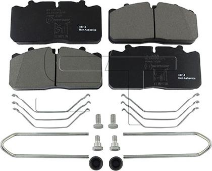 ST-Templin 03.120.8700.091 - Kit de plaquettes de frein, frein à disque cwaw.fr