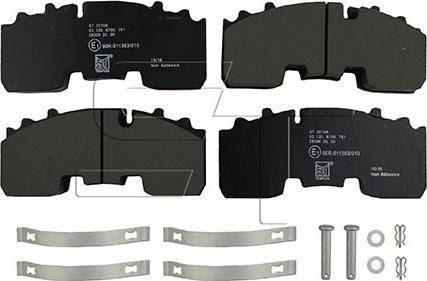 ST-Templin 03.120.8700.761 - Kit de plaquettes de frein, frein à disque cwaw.fr