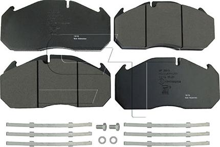 ST-Templin 03.120.8700.771 - Kit de plaquettes de frein, frein à disque cwaw.fr