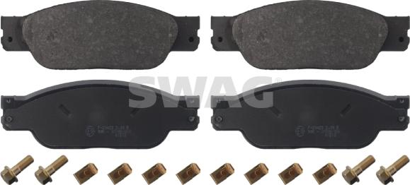 Swag 99 11 6085 - Kit de plaquettes de frein, frein à disque cwaw.fr