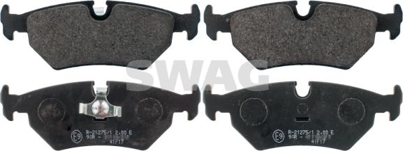 Swag 99 11 6081 - Kit de plaquettes de frein, frein à disque cwaw.fr