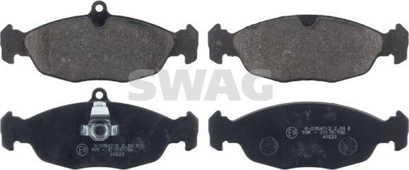 Swag 99 11 6082 - Kit de plaquettes de frein, frein à disque cwaw.fr