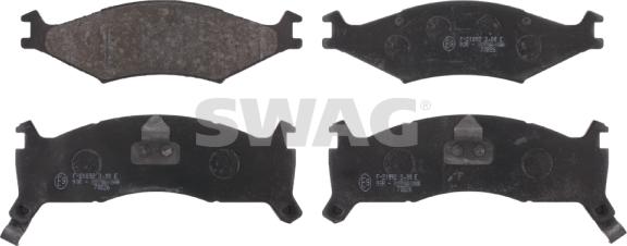 Swag 91 91 6558 - Kit de plaquettes de frein, frein à disque cwaw.fr