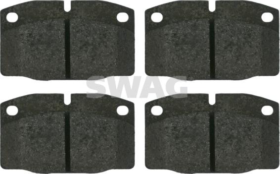 Swag 40 91 6203 - Kit de plaquettes de frein, frein à disque cwaw.fr