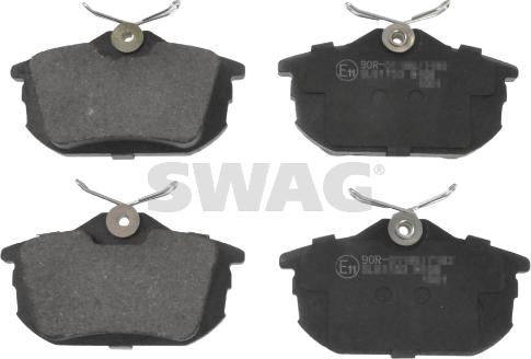 Swag 55 91 6207 - Kit de plaquettes de frein, frein à disque cwaw.fr