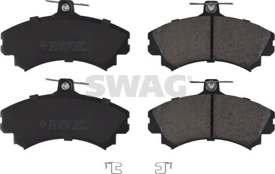 Swag 55 91 6213 - Kit de plaquettes de frein, frein à disque cwaw.fr