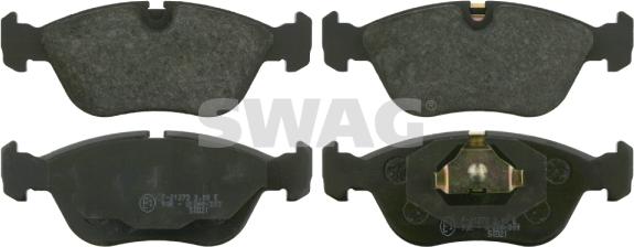 Swag 55 91 6212 - Kit de plaquettes de frein, frein à disque cwaw.fr