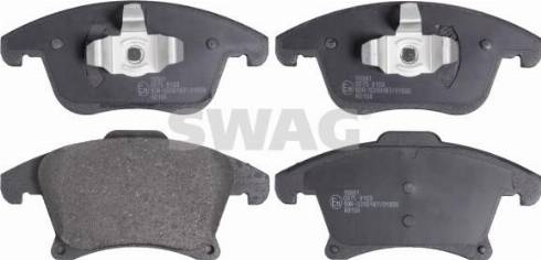 Swag 50 91 6941 - Kit de plaquettes de frein, frein à disque cwaw.fr