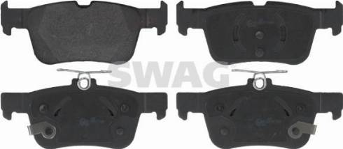 Swag 50 91 6943 - Kit de plaquettes de frein, frein à disque cwaw.fr