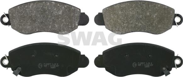 Swag 50 91 6425 - Kit de plaquettes de frein, frein à disque cwaw.fr