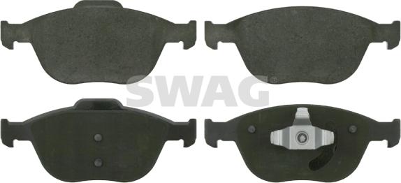 Swag 50 91 6570 - Kit de plaquettes de frein, frein à disque cwaw.fr