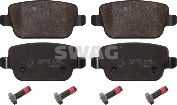 Swag 50 91 6642 - Kit de plaquettes de frein, frein à disque cwaw.fr