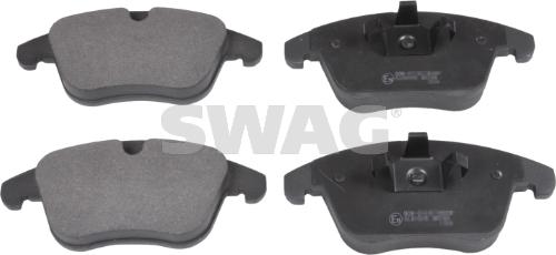 Swag 50 91 6613 - Kit de plaquettes de frein, frein à disque cwaw.fr