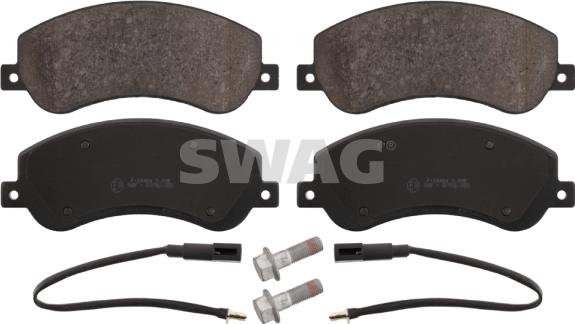 Swag 50 91 6637 - Kit de plaquettes de frein, frein à disque cwaw.fr