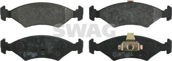 Swag 50 91 6040 - Kit de plaquettes de frein, frein à disque cwaw.fr