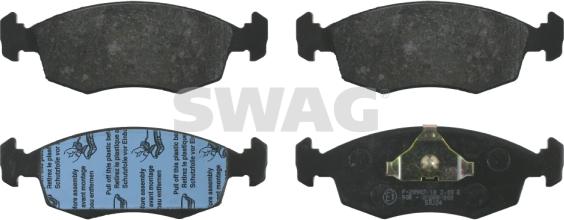 Swag 50 91 6021 - Kit de plaquettes de frein, frein à disque cwaw.fr