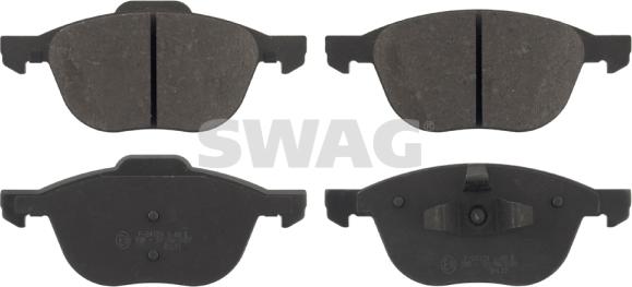 Swag 50 91 6871 - Kit de plaquettes de frein, frein à disque cwaw.fr