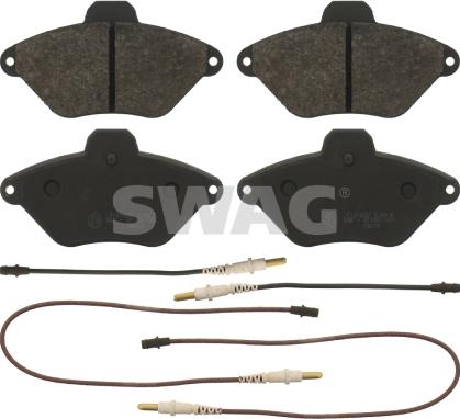 Swag 64 91 6415 - Kit de plaquettes de frein, frein à disque cwaw.fr