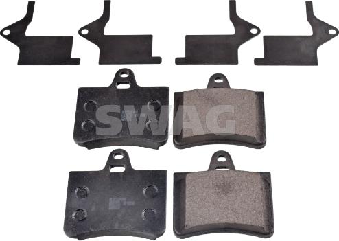 Swag 64 91 6420 - Kit de plaquettes de frein, frein à disque cwaw.fr