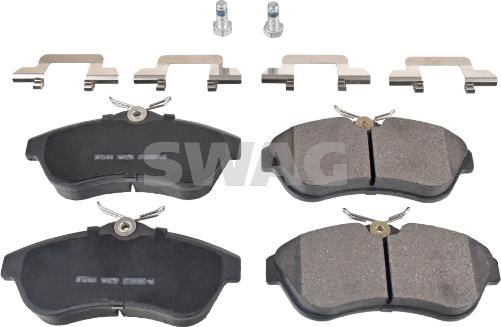 Swag 64 91 6591 - Kit de plaquettes de frein, frein à disque cwaw.fr