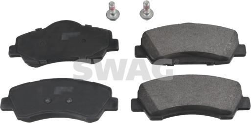 Swag 64 11 6424 - Kit de plaquettes de frein, frein à disque cwaw.fr