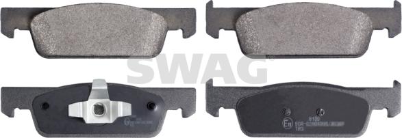 Swag 60 91 6965 - Kit de plaquettes de frein, frein à disque cwaw.fr