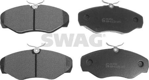 Swag 60 91 6473 - Kit de plaquettes de frein, frein à disque cwaw.fr