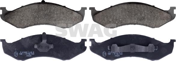 Swag 60 11 6197 - Kit de plaquettes de frein, frein à disque cwaw.fr