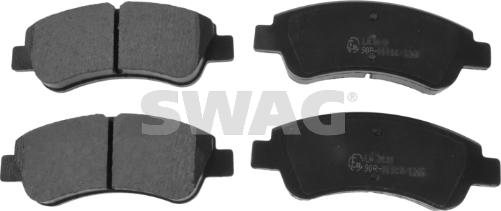 Swag 62 91 6432 - Kit de plaquettes de frein, frein à disque cwaw.fr