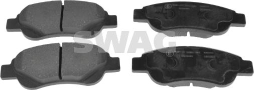 Swag 62 91 6589 - Kit de plaquettes de frein, frein à disque cwaw.fr