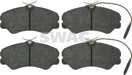 Swag 62 91 6049 - Kit de plaquettes de frein, frein à disque cwaw.fr