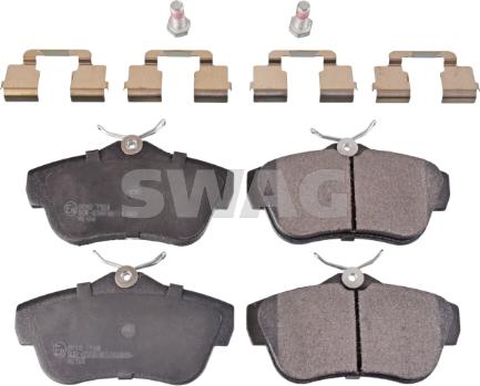 Swag 62 91 6891 - Kit de plaquettes de frein, frein à disque cwaw.fr