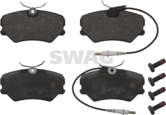 Swag 62 91 6818 - Kit de plaquettes de frein, frein à disque cwaw.fr