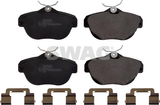 Swag 62 91 6835 - Kit de plaquettes de frein, frein à disque cwaw.fr