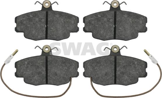 Swag 62 91 6241 - Kit de plaquettes de frein, frein à disque cwaw.fr