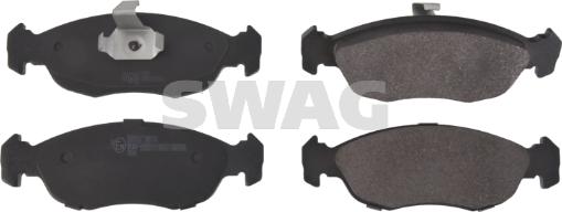 Swag 62 91 6238 - Kit de plaquettes de frein, frein à disque cwaw.fr