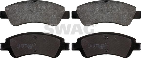 Swag 62 91 6765 - Kit de plaquettes de frein, frein à disque cwaw.fr