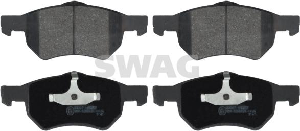 Swag 14 11 6262 - Kit de plaquettes de frein, frein à disque cwaw.fr