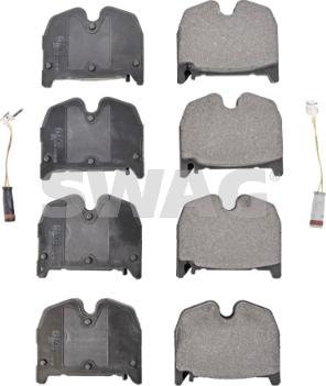 Swag 10 91 6534 - Kit de plaquettes de frein, frein à disque cwaw.fr