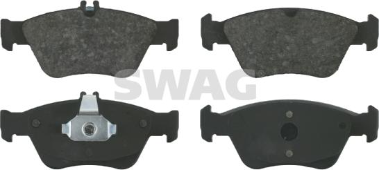 Swag 10 91 6027 - Kit de plaquettes de frein, frein à disque cwaw.fr