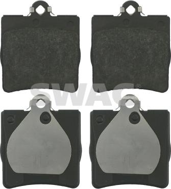 Swag 10 91 6147 - Kit de plaquettes de frein, frein à disque cwaw.fr