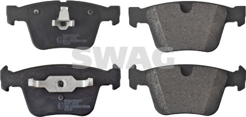 Swag 10 91 6815 - Kit de plaquettes de frein, frein à disque cwaw.fr